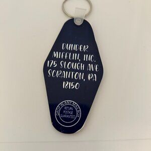 The Office Dunder Mifflin Key Tag Scranton PA Vintage Style Collectible